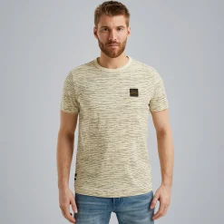 PME Legend T-shirt Allover Print Beige New