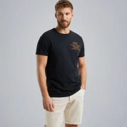 PME Legend T-shirt Met Artwork Blauw Hot
