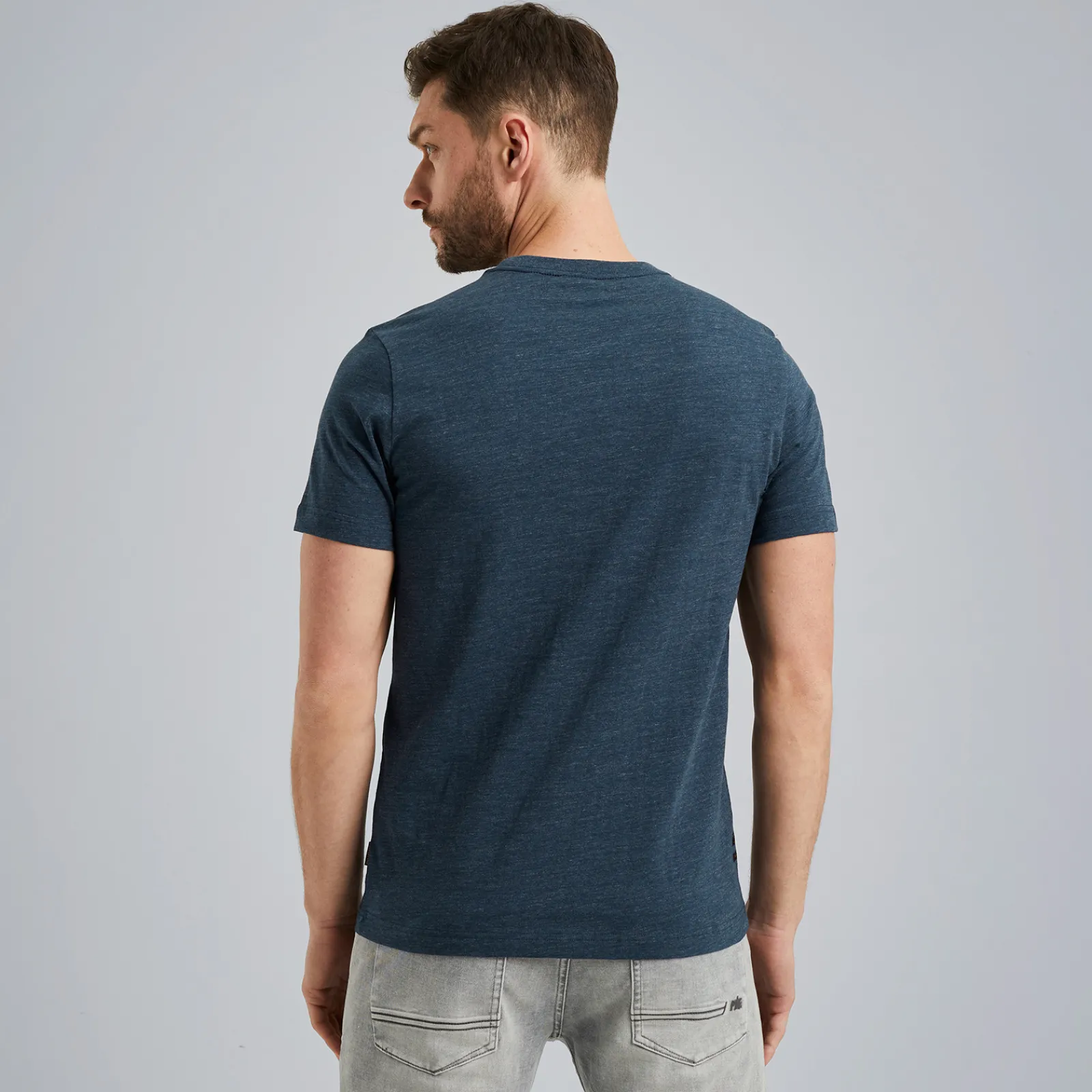 PME Legend T-shirt Met Artwork Blauw Clearance