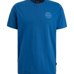 PME Legend T-shirt Met Artwork Blauw Sale