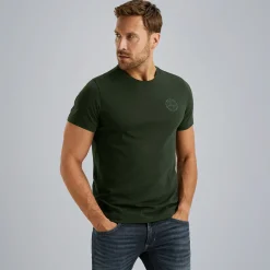 PME Legend T-shirt Met Artwork Groen Discount