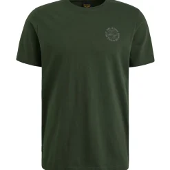 PME Legend T-shirt Met Artwork Groen Discount