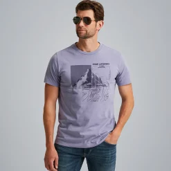 PME Legend T-shirt Met Artwork Paars Cheap