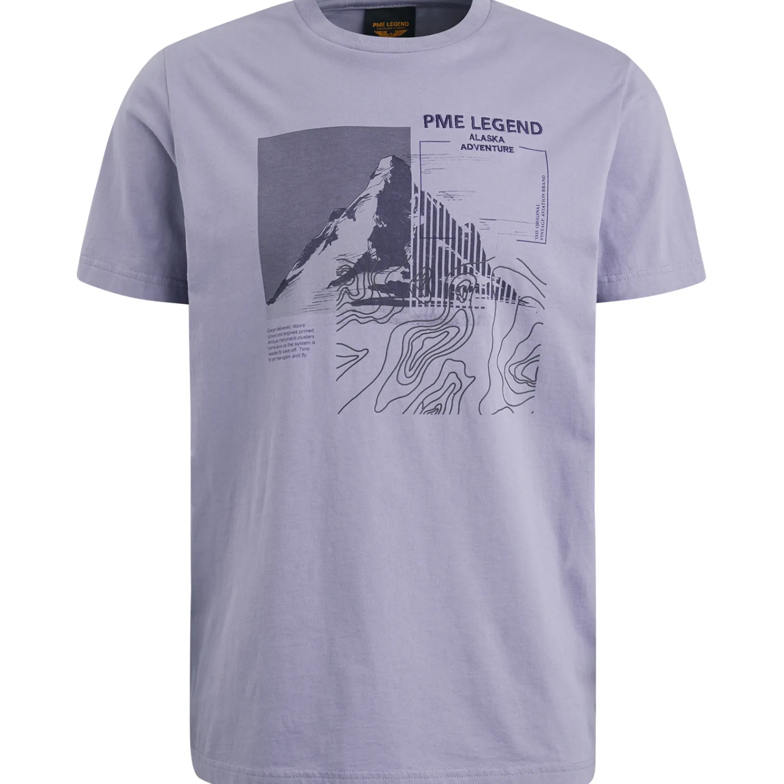 PME Legend T-shirt Met Artwork Paars Cheap