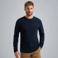 PME Legend T-shirt Met Lange Mouwen Blauw Store