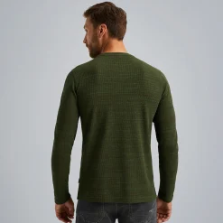 PME Legend T-shirt Met Lange Mouwen Groen Outlet