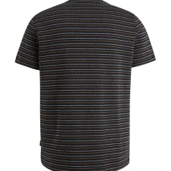 PME Legend T-shirt Met Streeppatroon Blauw Shop