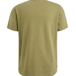 PME Legend T-shirt Met Wafelstructuur Groen Sale