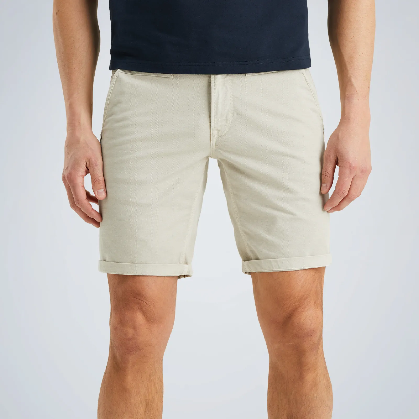 PME Legend Twin Wasp Chino Shorts Beige Flash Sale