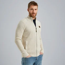 PME Legend Vest Met Ritssluiting Beige Discount