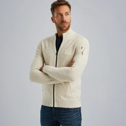 PME Legend Vest Met Ritssluiting Beige Store