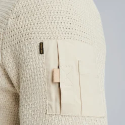 PME Legend Vest Met Ritssluiting Beige Store