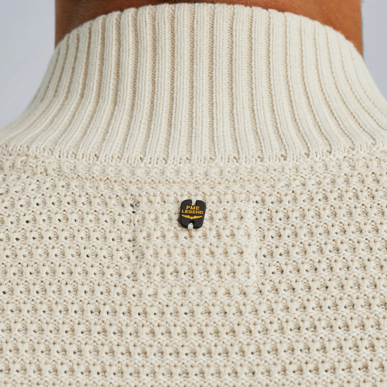 PME Legend Vest Met Ritssluiting Beige Store