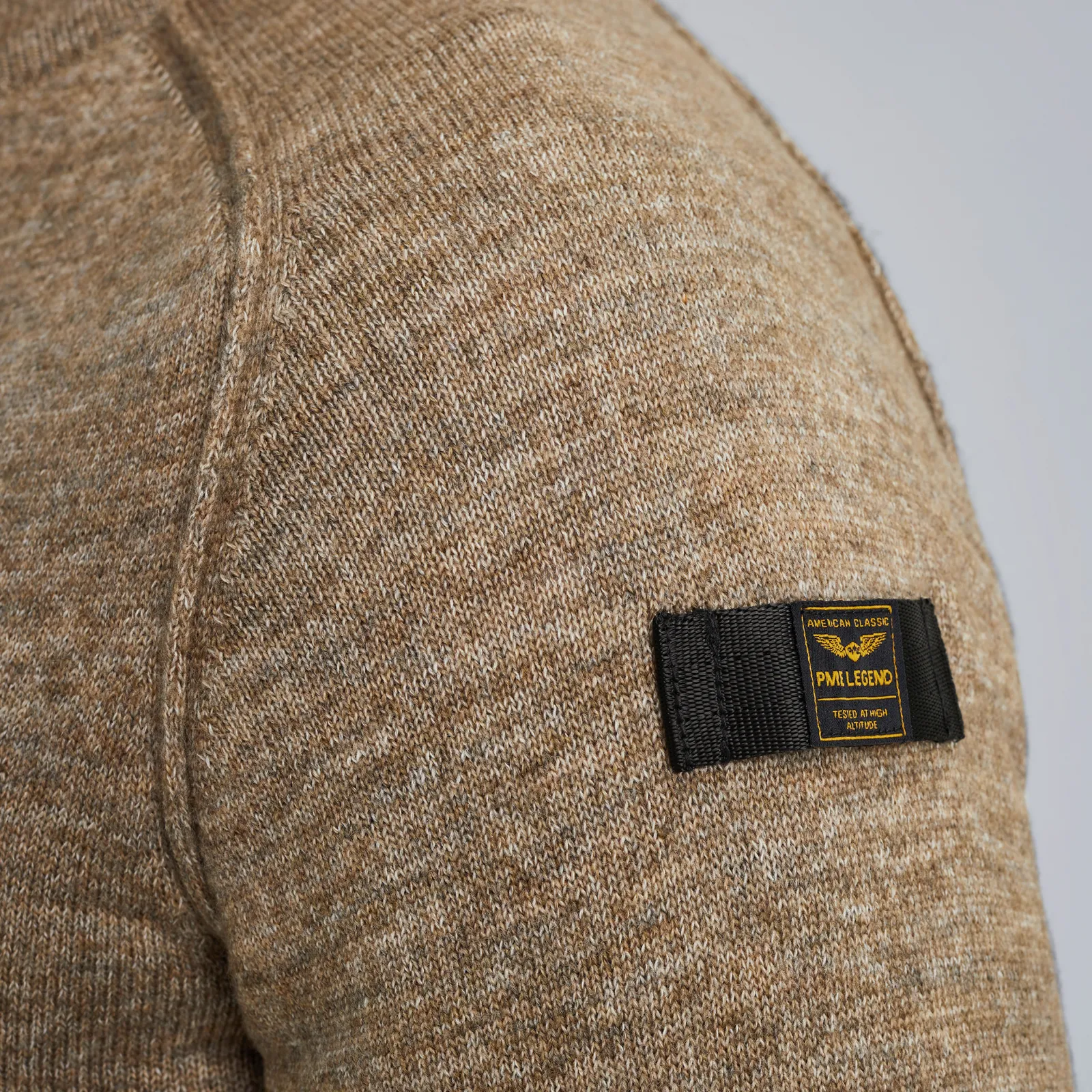 PME Legend Vest Met Ritssluiting Bruin Shop
