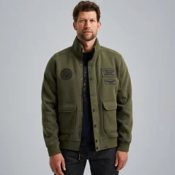 PME Legend Vest Van Teddystof Groen Clearance