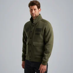 PME Legend Vest Van Teddystof Groen Clearance
