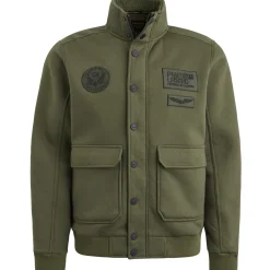 PME Legend Vest Van Teddystof Groen Clearance