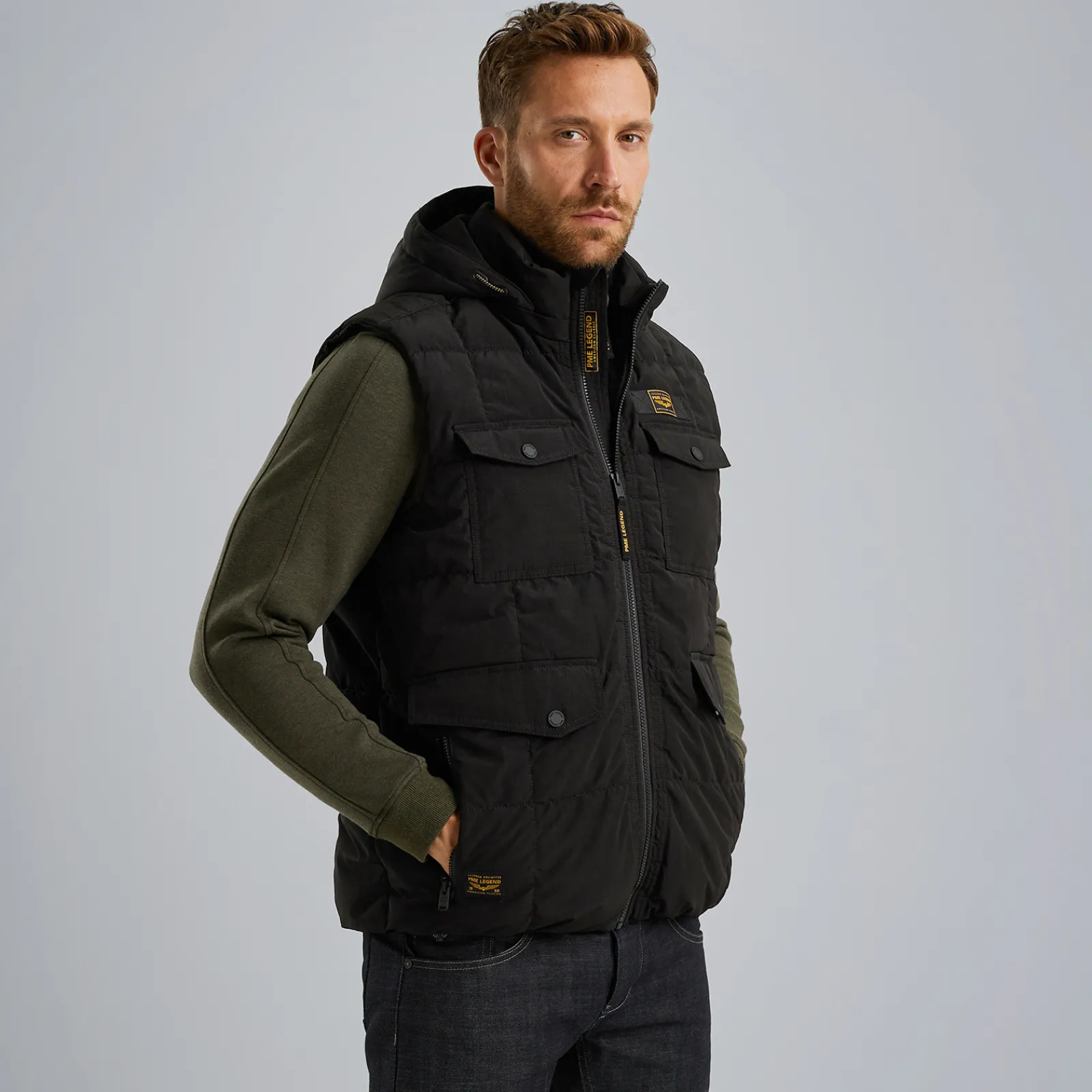PME Legend Yetwing Bodywarmer Zwart Sale