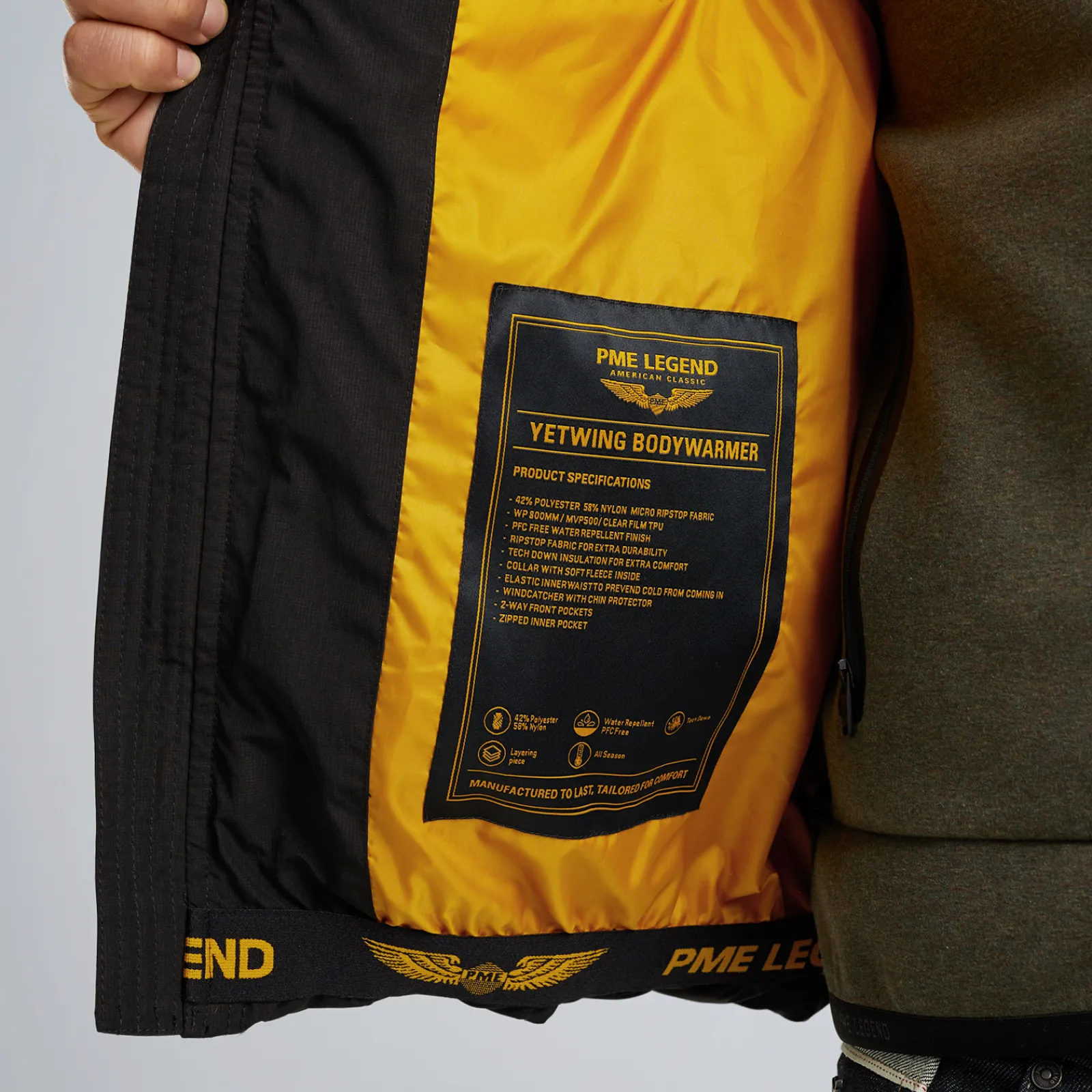 PME Legend Yetwing Bodywarmer Zwart Sale